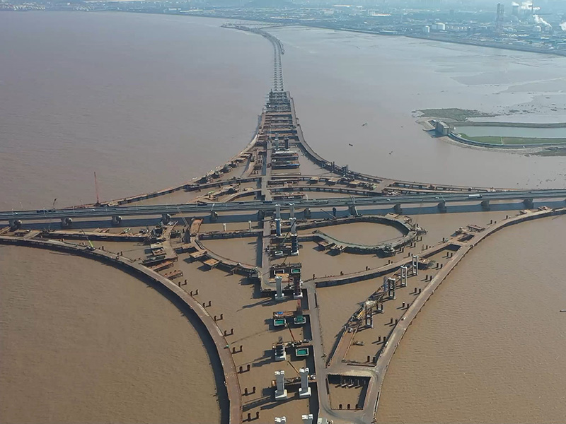 Zhejiang Hangzhou Ningbo Expressway double track offshore section 